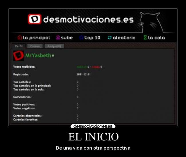 EL INICIO - De una vida con otra perspectiva