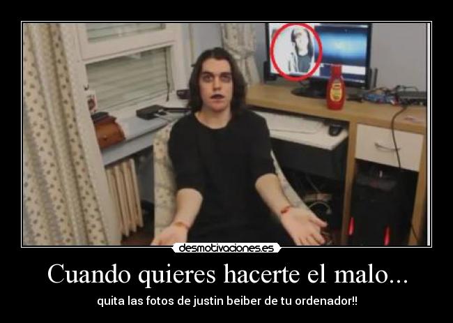 Cuando quieres hacerte el malo... - 