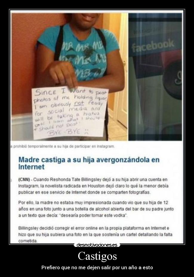 Castigos - Prefiero que no me dejen salir por un año a esto