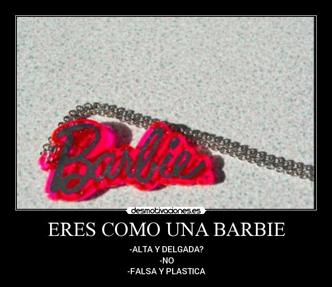 carteles barbie desmotivaciones