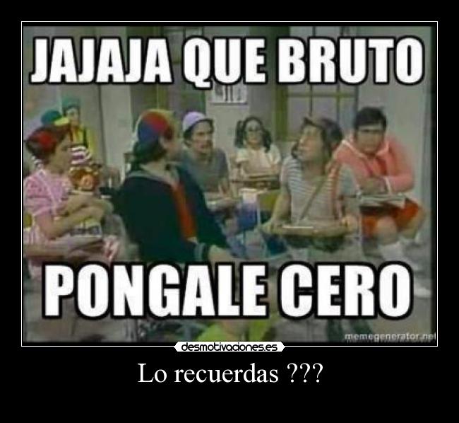 Lo recuerdas ??? - 