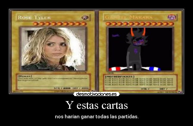 Y estas cartas -