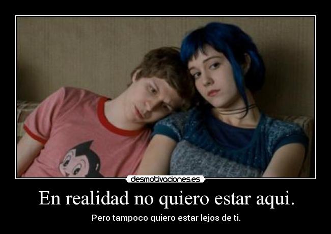 En realidad no quiero estar aqui. - 