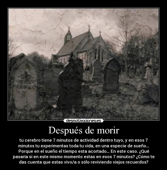 Después de morir -