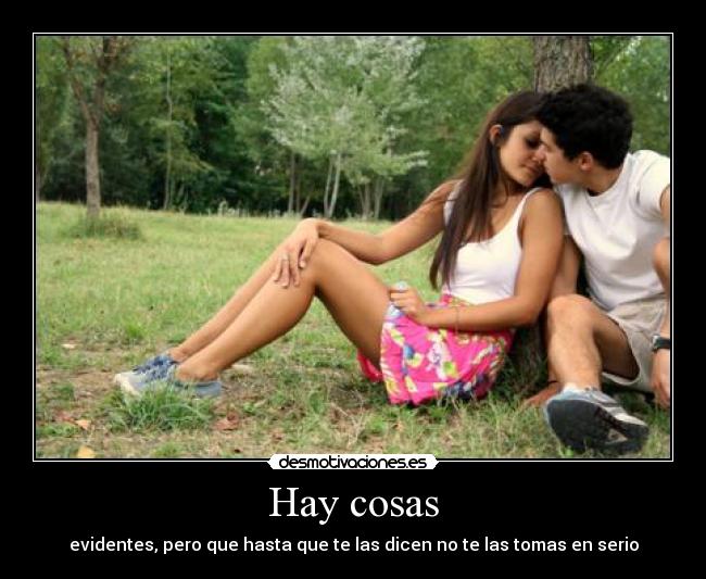 Hay cosas -