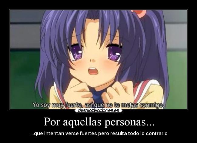 carteles anime clannad otaku kawaii desmotivaciones