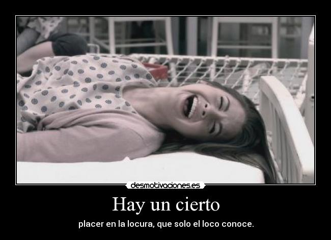 carteles locura locos placer conocimiento reflexion annie community nbc desmotivaciones