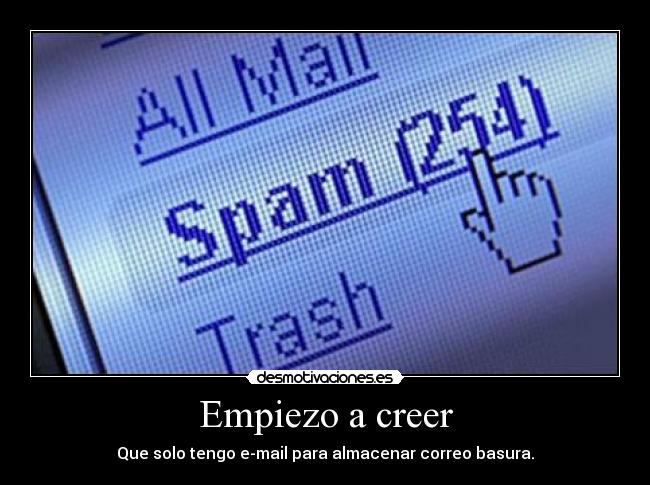 Empiezo a creer -