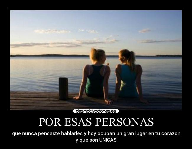 POR ESAS PERSONAS - 