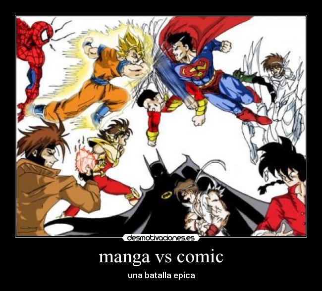 manga vs comic -