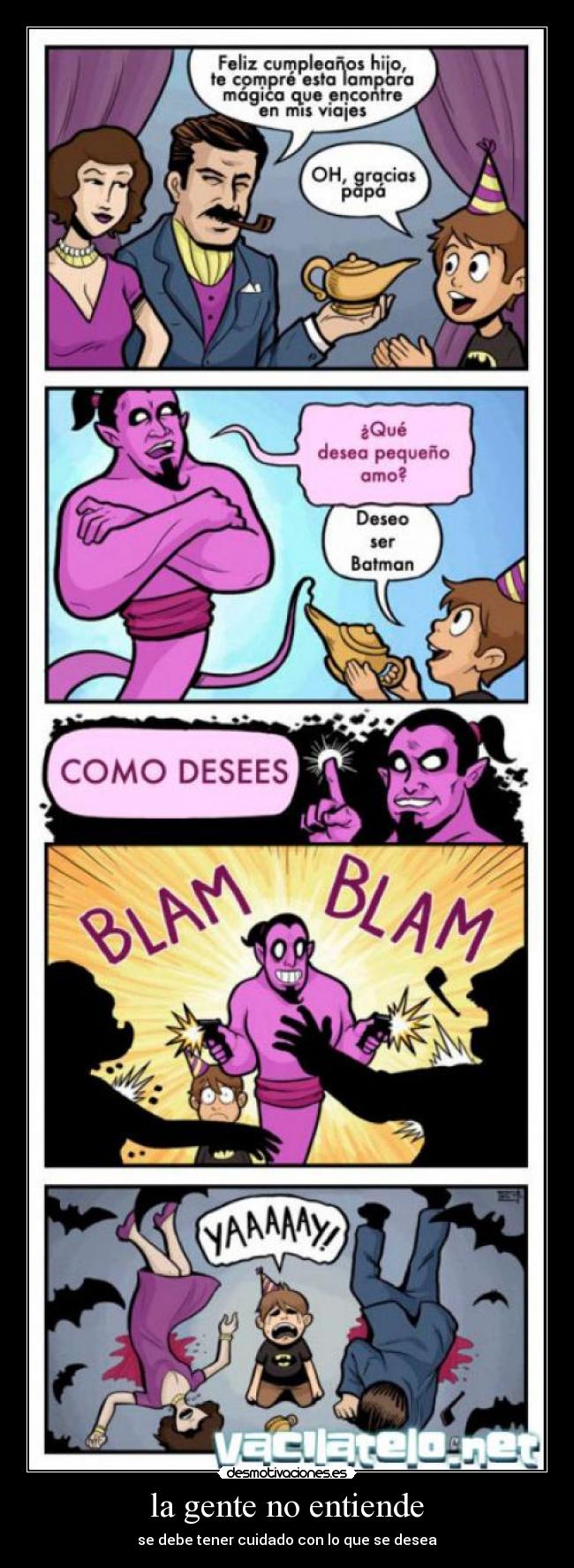 carteles batman deseos desmotivaciones