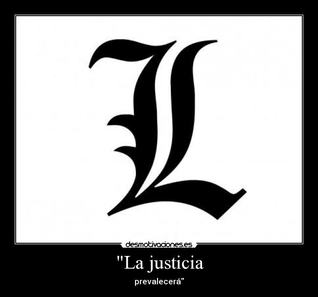 La justicia -