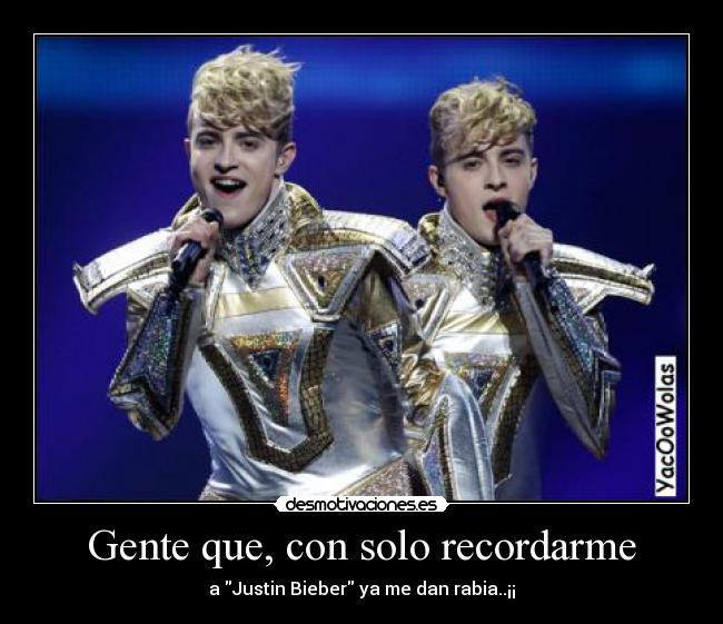 Gente que, con solo recordarme -