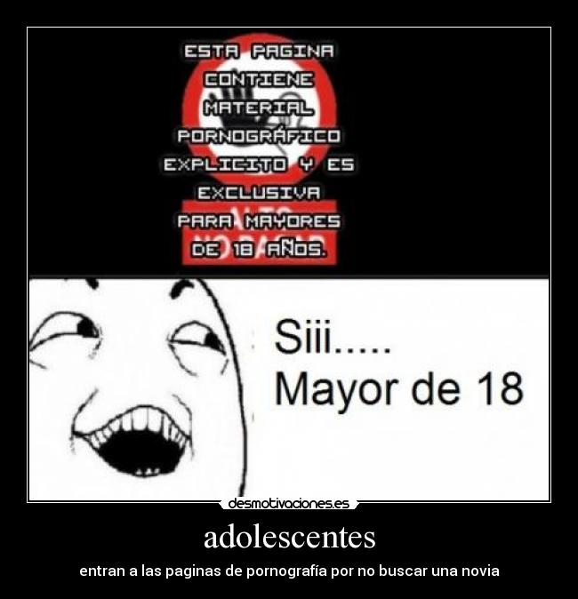 adolescentes - entran a las paginas de pornografía por no buscar una novia