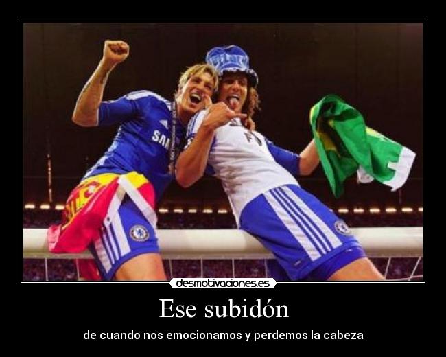 Ese subidón - de cuando nos emocionamos y perdemos la cabeza