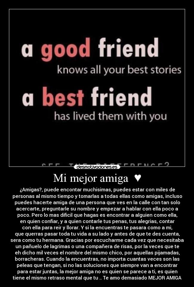 Mi mejor amiga  ♥ - 