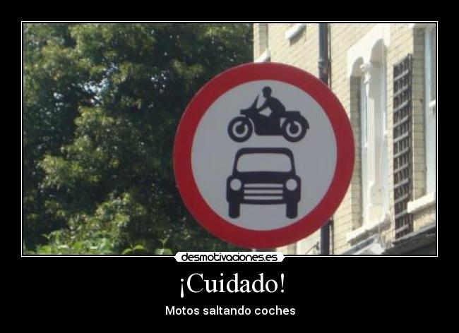 ¡Cuidado! - Motos saltando coches