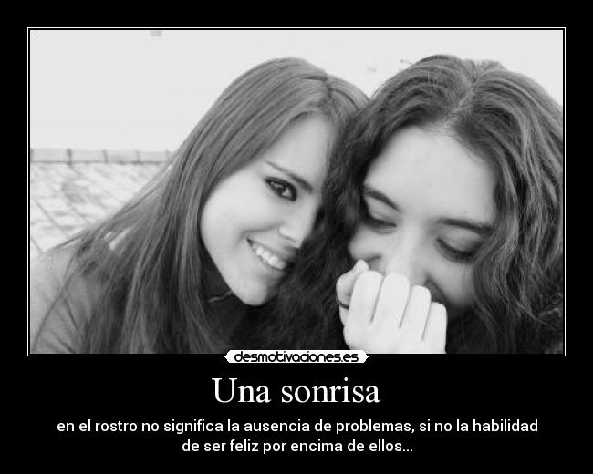 Una sonrisa - 