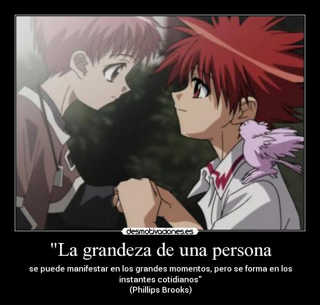 La grandeza de una persona -