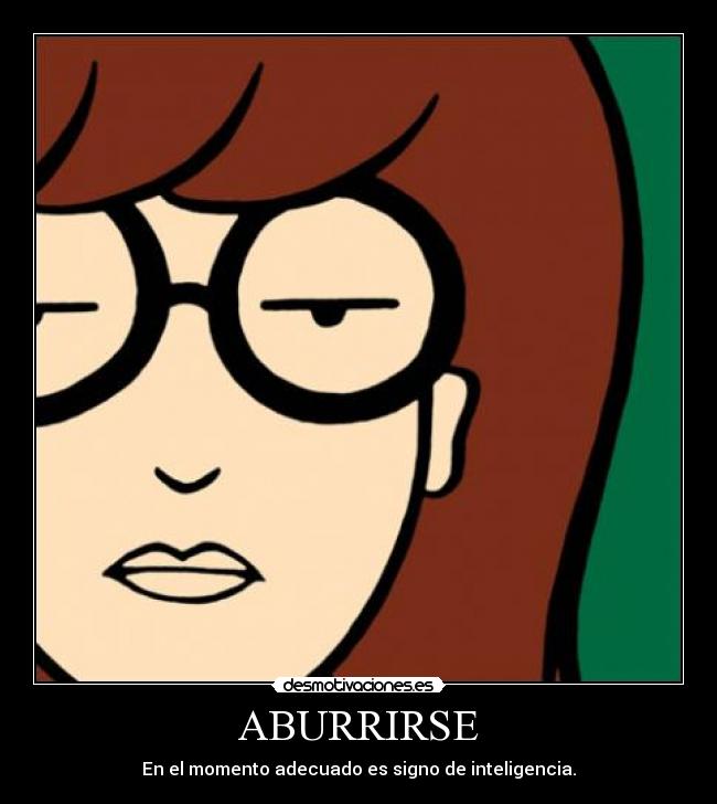 ABURRIRSE -