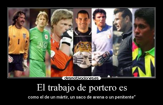 El trabajo de portero es -