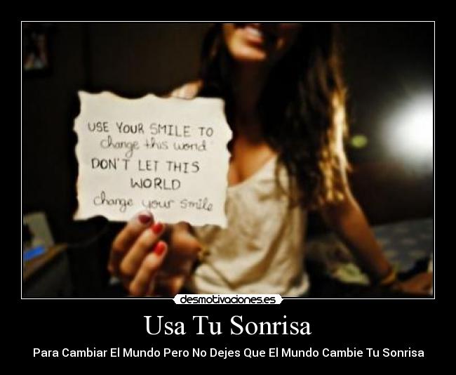 Usa Tu Sonrisa - 
