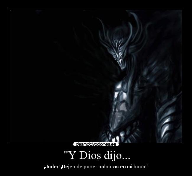 Y Dios dijo... - 