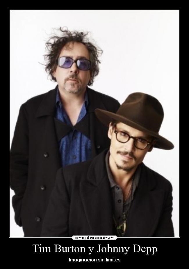 Tim Burton y Johnny Depp -