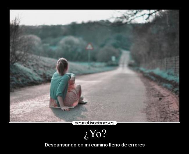 ¿Yo? -