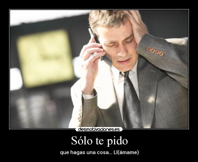 Sólo te pido -