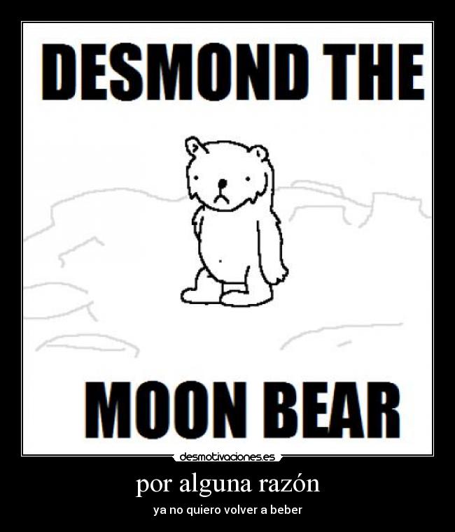 por alguna razón - ya no quiero volver a beber