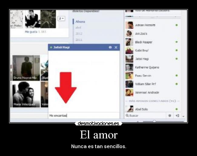 El amor - Nunca es tan sencillos.