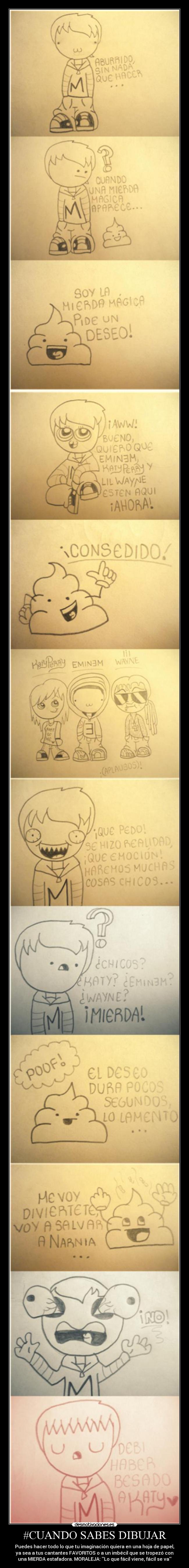 #CUANDO SABES DIBUJAR -