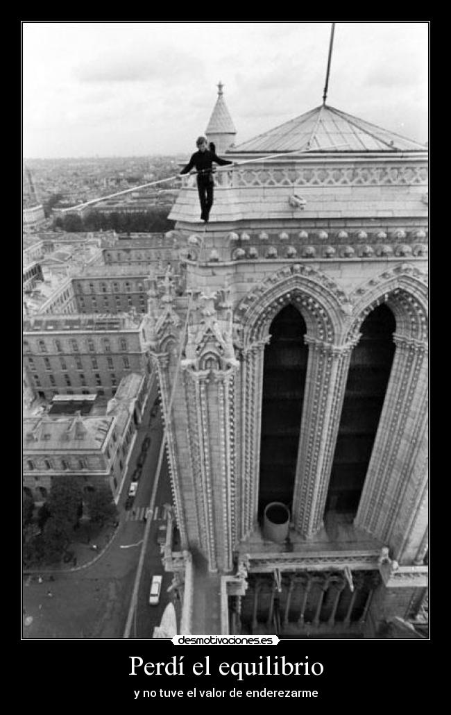Perdí el equilibrio - 