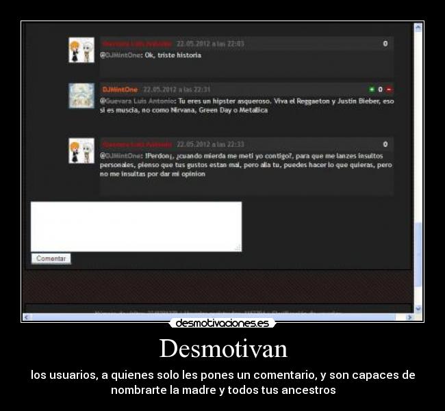 Desmotivan -