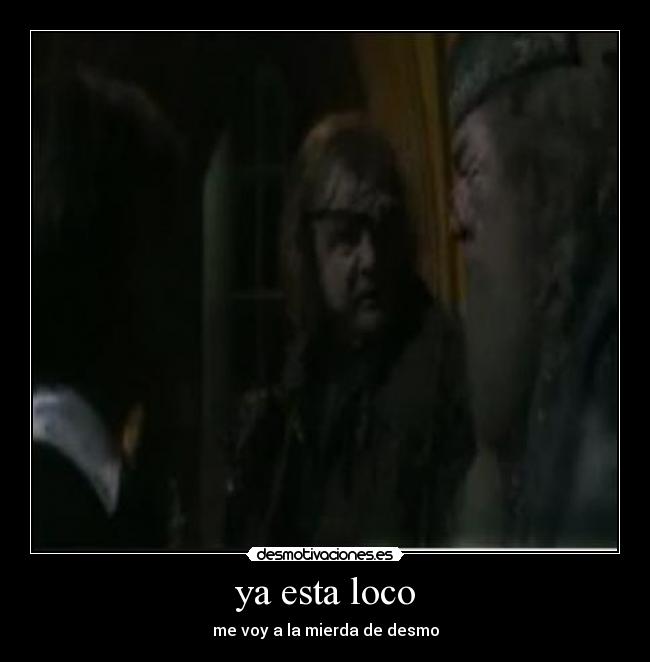 ya esta loco - me voy a la mierda de desmo