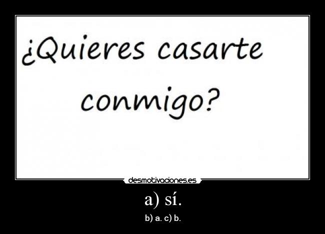 a) sí. - 