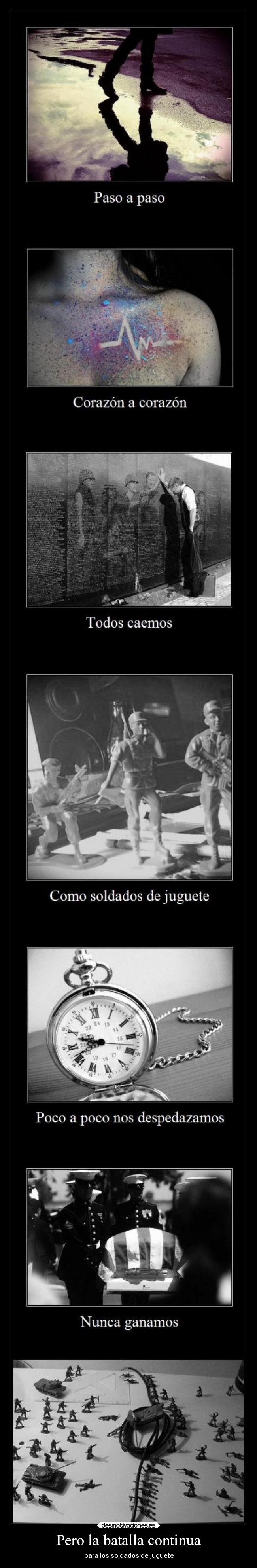 Pero la batalla continua -