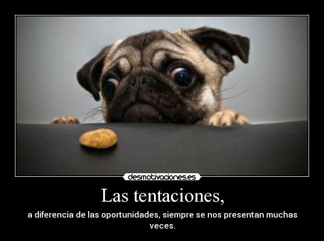 Las tentaciones, -