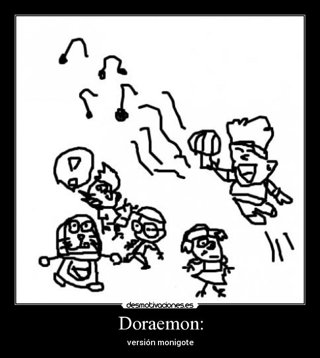 Doraemon: - versión monigote