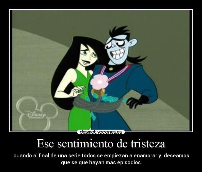 Ese sentimiento de tristeza -