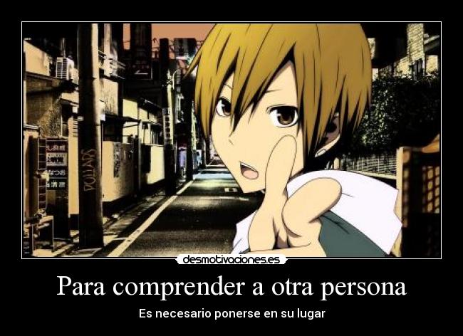 carteles harukaze durarara anime manga otaku desmotivaciones