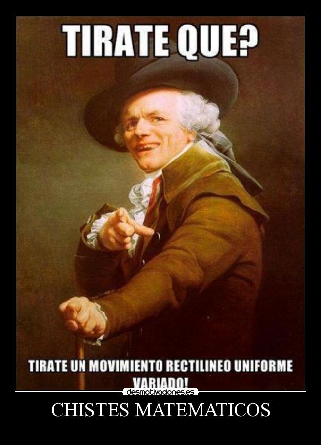 CHISTES MATEMATICOS -