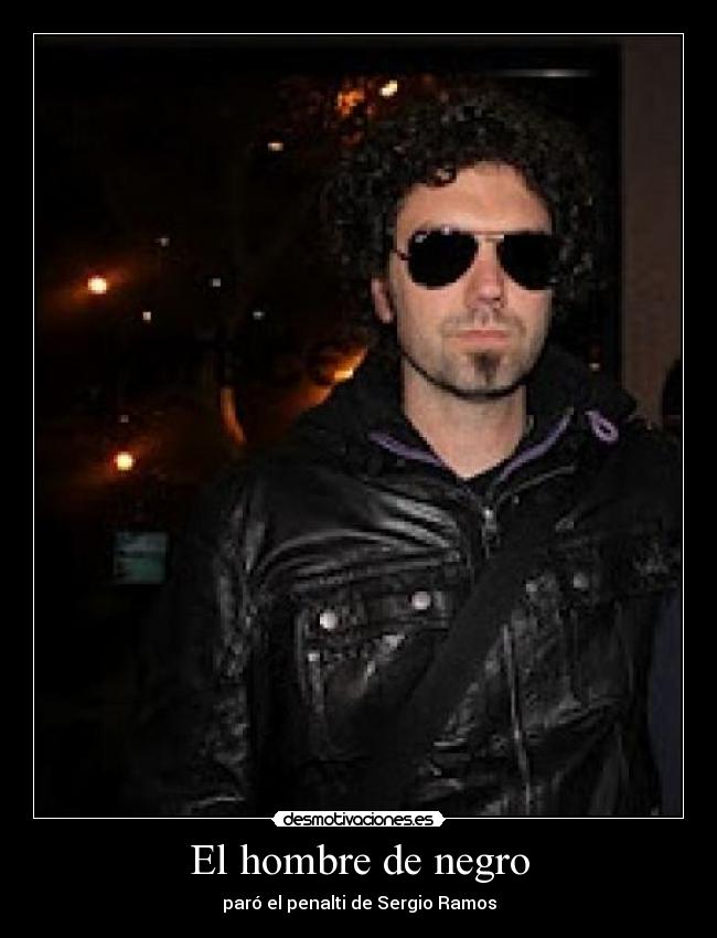 El hombre de negro - paró el penalti de Sergio Ramos