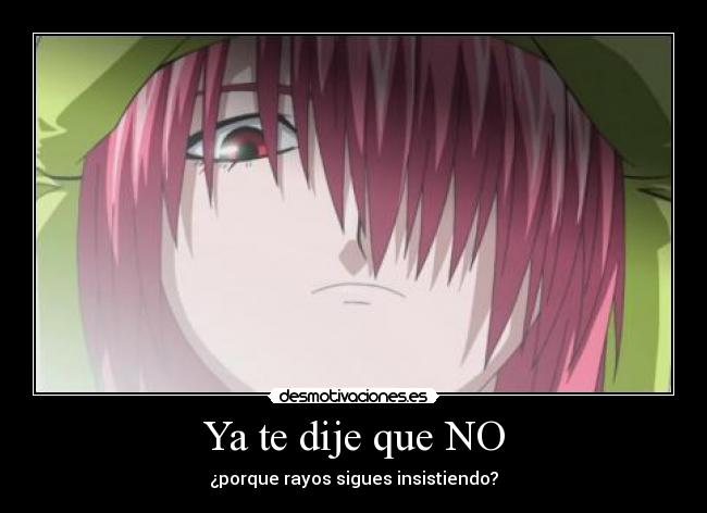 Ya te dije que NO -