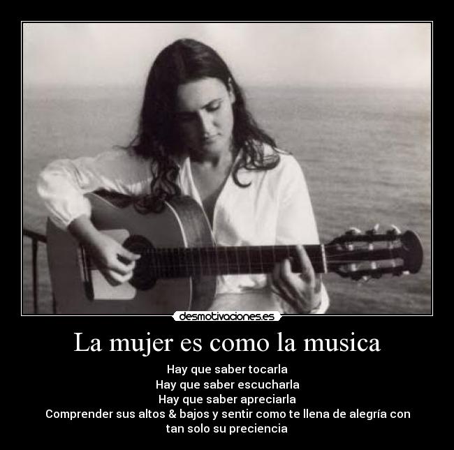La mujer es como la musica - 