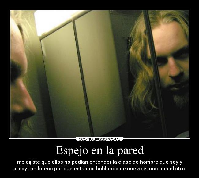 Espejo en la pared - 