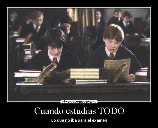 Cuando estudias TODO - 