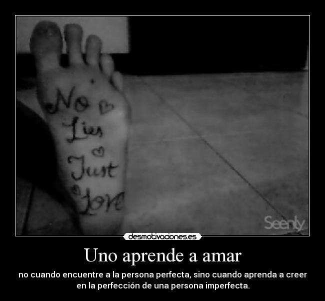 Uno aprende a amar - 