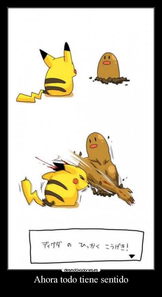 Ahora todo tiene sentido -